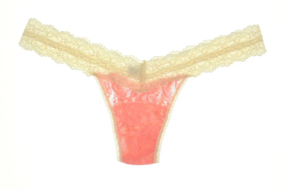 Tanga de encaje YUMMIE TUMMIE para mujer melocotón/naranja talla O/S 140243 Foto 1 de 1