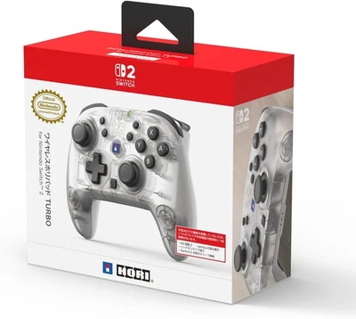 Pre Nov Frost White Wireless Horipad TURBO Controller for Nintendo Switch 2 - Image 1 of 4
