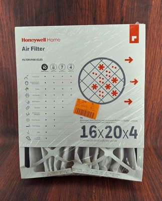 Honeywell Home 16 x 20 x 4 Pleated Furnace Air Filter FPR 10 MERV 12 (Read) - Image 1 of 4
