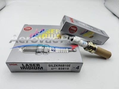 Set of 4 New ngk 93815 Laser Iridium Spark Plugs for SILZKR6B10E ZXU20HCR8 5354 - Image 1 of 4