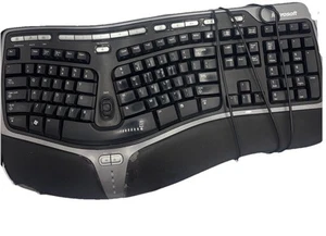 Microsoft Natural Ergonomic Keyboard 4000 v1.0 KU-0462 USB Free Shipping GradeC - Picture 1 of 1