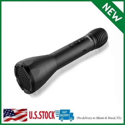 Micrófono inalámbrico Bluetooth 2 en 1 y amplificador de voz, inalámbrico portátil Foto 1 de 4