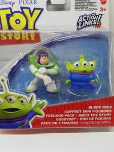 Disney Pixar Toy Story 3 Action Links Buddy Pack con Buzz Lightyear y Allien - Imagen 1 de 2