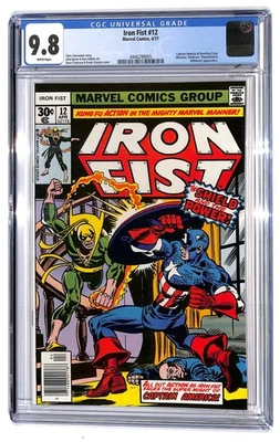 Iron Fist #12 CGC 9.8 Captain America & Wrecking Crew App Claremont Story (MS) - Image 1 of 3
