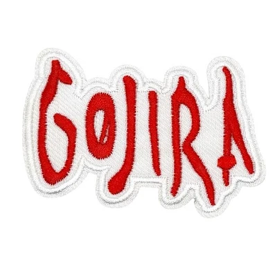 MARKENLOS Gojira Patch Aufnäher Bügelbild Flicken Applikation Heavy Metal Hardrock Punk