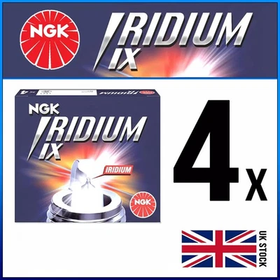 BKR5EIX-11 5464 NGK IRIDIUM IX SPARK PLUGS SET OF 4 - Image 1 of 3