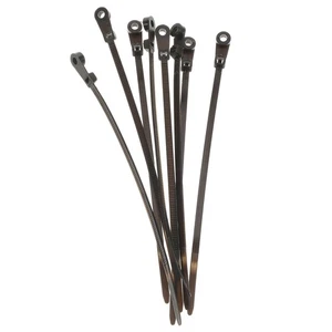 100 Pcs Practical Zip Tie Mount Cable Zip Tie Self-locking Cable Tie Home Fixing - Afbeelding 1 van 10
