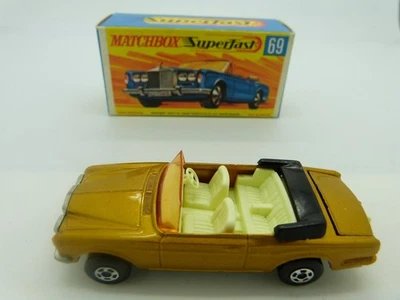 Matchbox Lesney Superfast 69 Rolls Royce Silver Shadow GREY PAINTED Base Boxed - Image 1 of 4