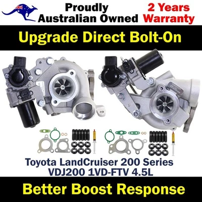 Upgrade Billet Turbo Charger For Toyota LandCruiser 200 VDJ200 1VD-FTV 4.5L - image 1 of 4