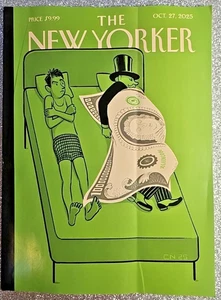 THE NEW YORKER Magazine 2025 Oct 27 ~ The MONEY ISSUE $$ ~ NEW - Picture 1 of 3