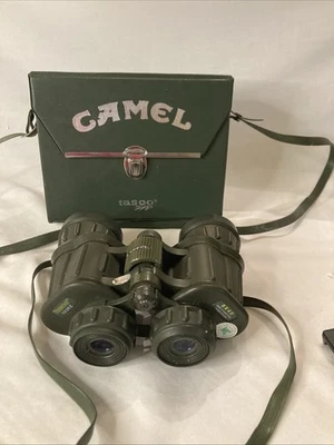 Camel Cigarettes 323RZ Tasco  8 X 40 430@ 1000yds Binoculars Vtg USED - Image 1 of 4