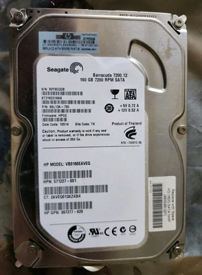 Seagate Barracuda st3160318as HP P/N 571227-001 160GB SATA - Image 1 of 4
