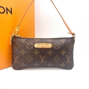 Louis Vuitton Accesorio Bolsa Bolso de Mano Marrón M95567 Monograma Eva PVC Cuero Usado - Imagen 1 de 10