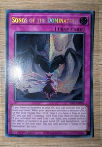 YuGiOh Songs of the Dominators (V.1 - Secret Rare) - Alliance Insight EN078 - NM - Bild 1 von 6
