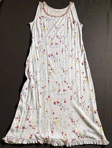 Karen Kane Kleid Damen groß blau Blumen ärmellos bestickt Kragen - Bild 1 von 8