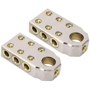 2 Stück Batterieklemme 6-fach 1/0 AWG Kabelklemme Verbinder für Auto, LKW - Bild 1 von 8