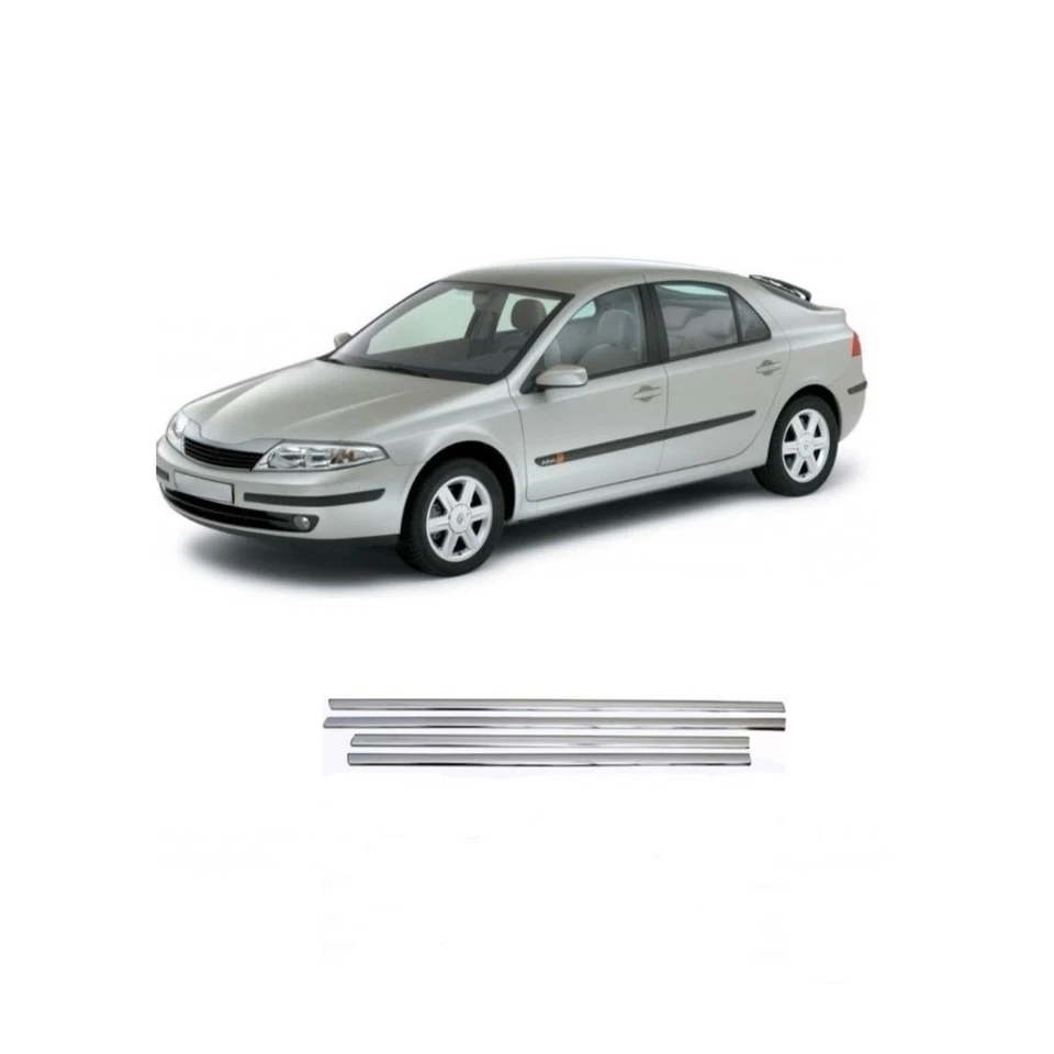 Chrome Window Molding for Renault Laguna MK2 2003-2008 – 4pcs - Imagem 1 de 4