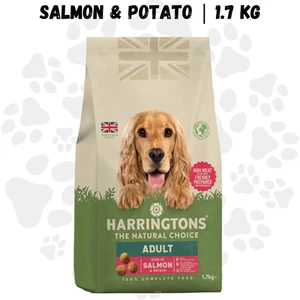 Harringtons SALMON & POTATO Dry Dog Food 1.7kg Natural Complete Adult UK Mad - Picture 1 of 6