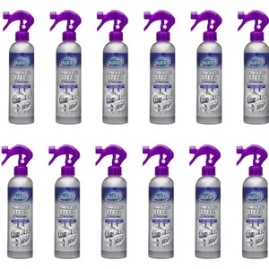 12PK Duzzit Stainless Steel Multi-Surface Liquid Spray Cleaner Polish 400ml - Picture 1 of 2