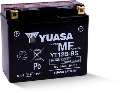 Yuasa Maintenance Free YT12BBS 12 Volt Battery For Yamaha YZF R6 1999-2000 - Image 1 of 2