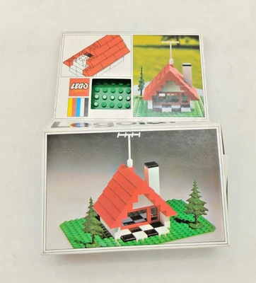 LEGO 334 Bungalow OVP GOOD Box Legoland Town 70s 60s Vintage Retro - Bild 1 von 4