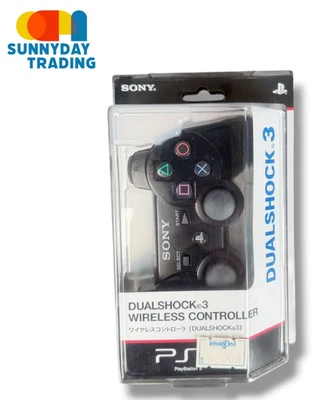 SONY PS3 DUAL SHOCK 3 WIRELESS Controller Black CECHZC2J Playstation3 NEW - Image 1 of 4