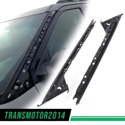 4Pc Fit For 11-19 Ford Explorer Left Right Side Windshield A-Pillar Molding Trim Foto 1 de 4