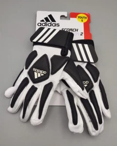 NEW ADIDAS SCORCH DESTROY 2 FOOTBALL BLACK & WHITE YOUTH SMALL - Picture 1 of 4