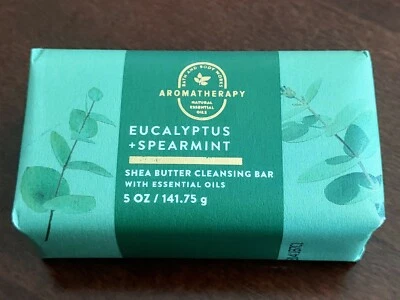 1x Bath and Body Works Eucalyptus Spearmint Shea Butter Cleansing Bar Soap 5oz - Image 1 of 2