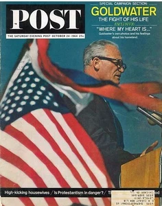 The Saturday Evening Post October 24 1964 Barry Goldwater Republican Nominee - Picture 1 of 1