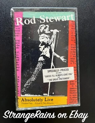 ROD STEWART: Absolutely Live Cassette Tape - PLAY TESTED / SOUNDS GREAT! - Image 1 of 4