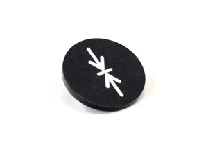 Moeller RMQ-22 Button Plate Black/Druck-Tastenplatte Einlegeschild schwarz Ø23mm - Picture 1 of 1