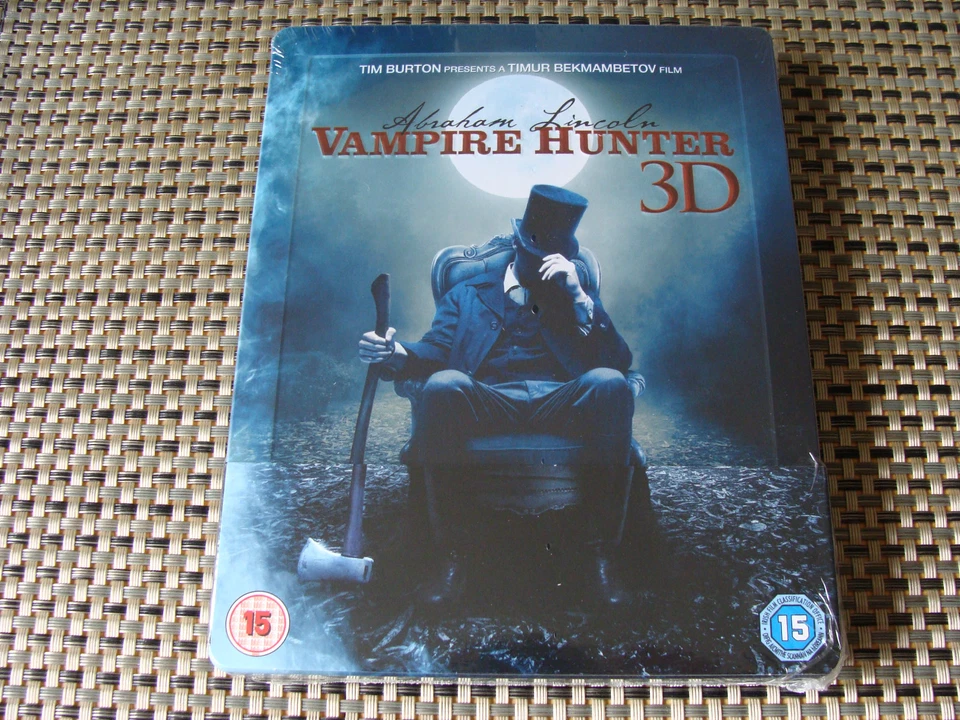 Blu Steel 4 U: Abraham Lincoln Vampire Hunter : 3D & 2D Ltd Ed Steelbook 2 Discs - Image 1 of 1
