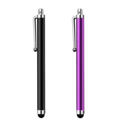 Stylus Touch Pen f/ iPad 2/3/4 iPad Mini Samsung Note Kindle Fire - Black/Purple - Image 1 of 3