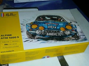 Heller 1/ 24 : ALPINE A 110 - ANDRUET / NICOLAS RALLYE MONTE CARLO / CORSE 1973 - Picture 1 of 4