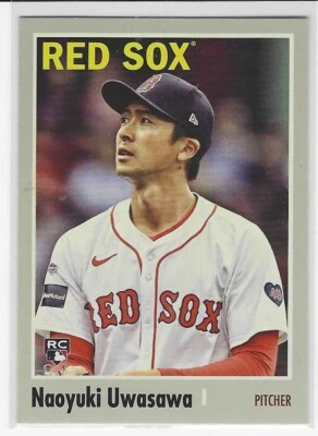 2024 Naoyuki Uwasawa Topps Archives RC Rookie Card Boston Red Sox #138 - Image 1 of 2