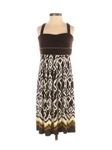 Saint Tropez West Women Brown Casual Dress Size 4 - Picture 1 of 5