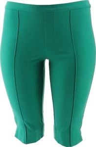 Isaac Mizrahi Brilliant Jade Pedal Drücker Biesen Stretch Capri Hose Größe 10P - Bild 1 von 1
