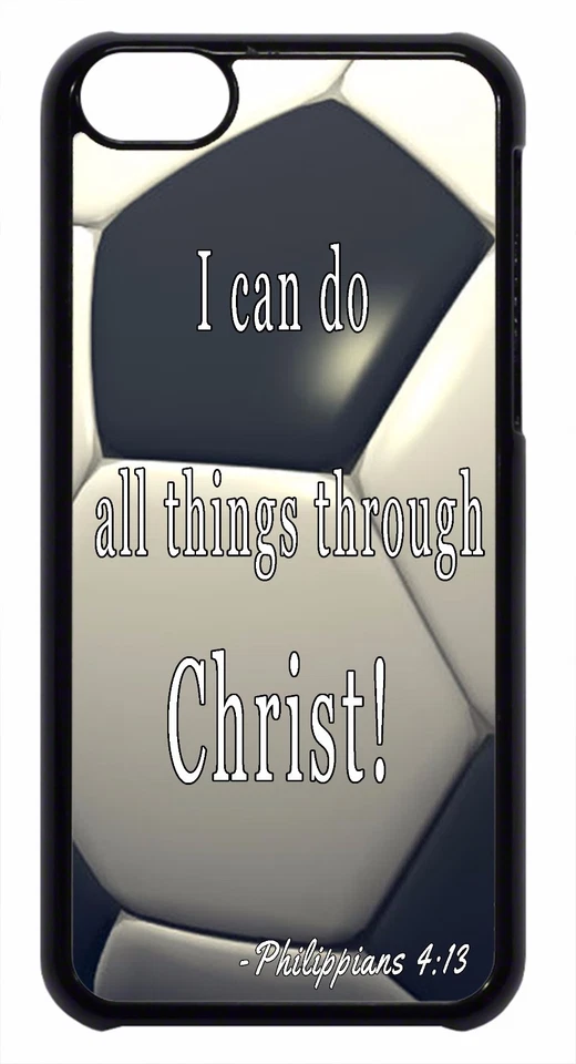 Funda rígida trasera cita bíblica religiosa fútbol fútbol fútbol americano para Apple iPod 7 6 5 Foto 1 de 2