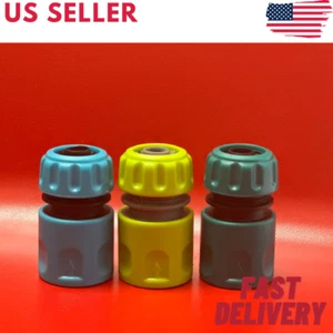 3PCS  1/2" Garden Water Hose Pipe Connector Quick Connector Adapter Fitting - Picture 1 of 7