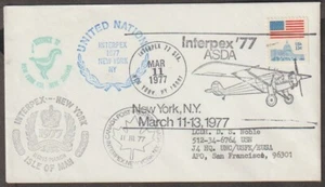 US INTERPEX 1977 ASDA EXHIBITION FIRST DAY COVER - Picture 1 of 3