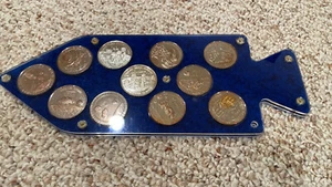 (11) APOLLO silver medals in case, 11 oz of .999 Silver - Picture 1 of 8