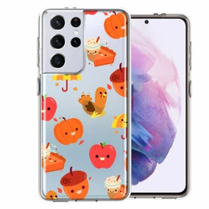 Funda Teléfono Doble Capa Para Samsung Galaxy S21 Ultra Acción de Gracias Otoño Otoño - Imagen 1 de 1
