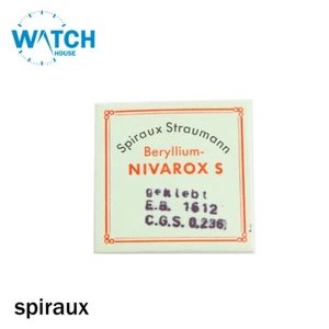 10 piezas de espiral Nivaroxs para E.B 1612, C.G.S.: 0.236. - Imagen 1 de 3