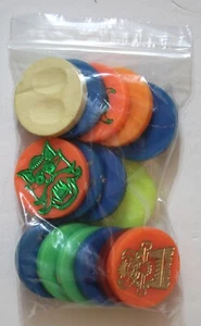 Plastic Pog Slammers 1993 genérico - Imagen 1 de 3