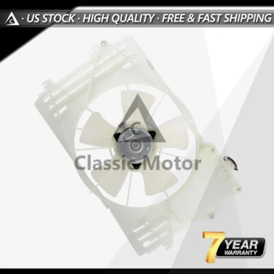 Electric Radiator Fan Assembly For Toyota Corolla 2003 2004 2005 2006 2007 2008 - Image 1 of 4