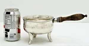Budapest Hungarian Solid Silver Kettle Serving Bowl Wood Handle Date-marked 1826 - Picture 1 of 11