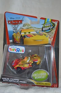 Disney Pixar Cars 2 MIGUEL CAMINO With METALLIC FINISH Toys R us Exclusive NIP - Picture 1 of 2
