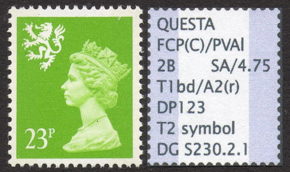 GB SPECIALISED SCOTLAND 23p PSB SINGLE “THE SCOTS CONNECTION” MNH - Image 1 of 1