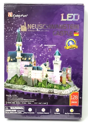 Cubic Fun Neuschwanstein Castle 3D LED Puzzle Brand New Sealed - Image 1 of 4